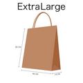 Extra Large Brown Kraft Twist Handle Paper Carrier Bags