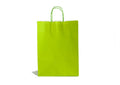 Accessory Lime Green Kraft Twist Handle Carrier Bags