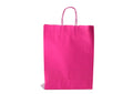Accessory Pink Kraft Twist Handle Carrier Bags