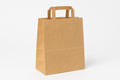 Large Brown Kraft Paper Tape Handle Carrier Bags